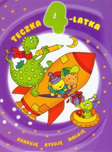 Okładka książki Teczka 4-latka. Zgaduję, rysuję, maluję w.2011