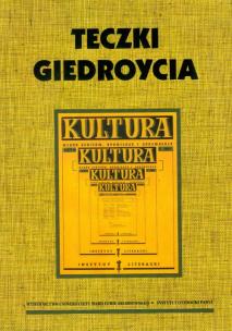 Okładka książki Teczki Giedroycia