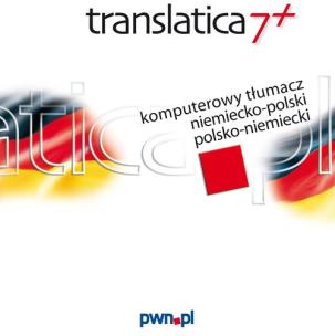 Opakowanie Translatica 7+ Komputerowy tłumacz niemiecko-polski polsko-niemiecki