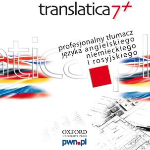 Opakowanie Translatica 7+ Profesjonalny tłumacz języka angielskiego, niemieckiego i rosyjskiego
