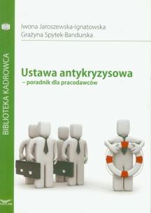 Okładka książki Ustawa antykryzysowa Poradnik dla pracodawców