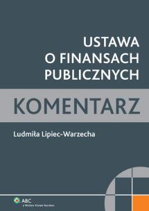 Okładka książki Ustawa o finansach publicznych Komentarz