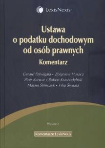 Okładka książki Ustawa o podatku dochodowym od osób prawnych