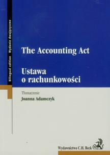 Okładka książki Ustawa o rachunkowości The accounting act