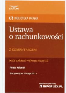 Okładka książki Ustawa o rachunkowości z komentarzem