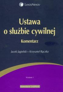 Okładka książki Ustawa o służbie cywilnej Komentarz