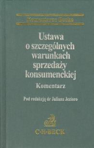 Opakowanie Ustawa o szczególnych warunkach sprzedaży konsumenckiej Komentarz