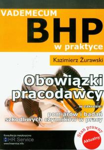 Okładka książki Vademecum BHP w praktyce. Obowiązki pracodawcy