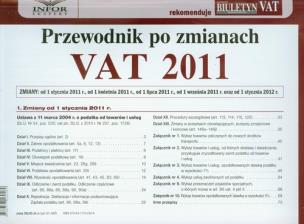 Opakowanie VAT 2011 Przewodnik po zmianach