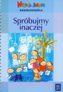 Okładka książki Wesoła szkoła sześciolatka spróbujmy inaczej WSiP