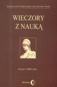 Opakowanie Wieczory z nauką zeszyt 1/2007
