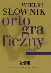 Opakowanie Wielki słownik ortograficzny PWN z płytą CD