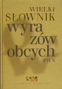 Opakowanie Wielki słownik wyrazów obcych PWN + CD