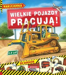 Opakowanie Wielkie pojazdy pracują naklejanki