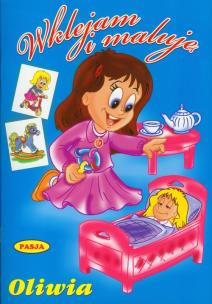 Okładka książki Wklejam i maluję Oliwia