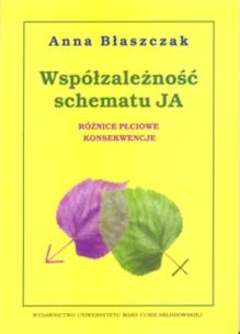 Okładka książki Współzależność schematu JA