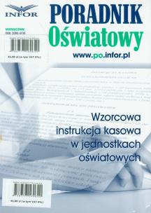 Okładka książki Wzorcowa instrukcja kasowa w jednostkach oświatowych