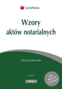 Okładka książki Wzory aktów notarialnych