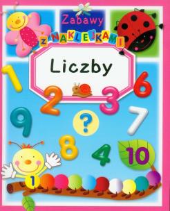 Okładka książki Zabawy z naklejkami. Liczby