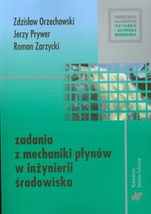 Okładka książki Zadania z mechaniki płynów w inżynierii środowiska