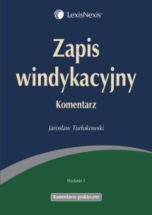 Okładka książki Zapis windykacyjny Komentarz