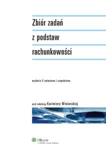 Opakowanie Zbiór zadań z podstaw rachunkowości