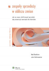 Okładka książki Zespoły sprzedaży w obliczu zmian