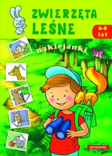 Okładka książki Zwierzęta Leśne 6-8 lat - naklejanki