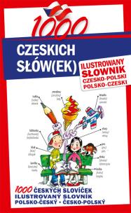 Okładka książki 1000 czeskich słów(ek). Ilustrowany słownik...