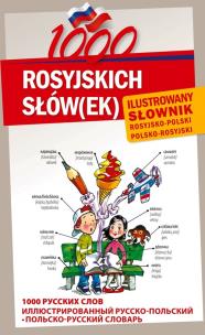 Okładka książki 1000 rosyjskich słów(ek). Ilustrowany słownik