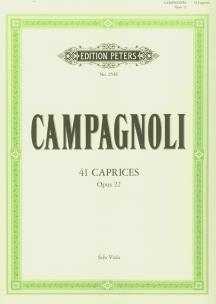 Okładka książki 41 Caprices Opus 22
