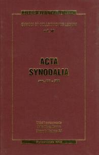Okładka książki Acta synodalia ANN 431-504 t.6
