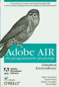 Okładka książki Adobe AIR dla programistów JavaScript. Leksykon kieszonkowy