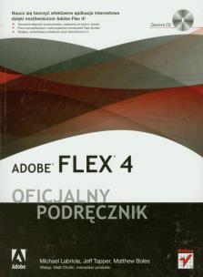 Okładka książki Adobe Flex 4 podręcznik HELION