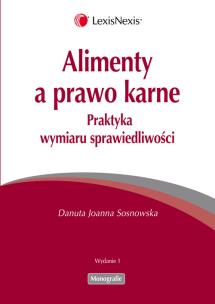 Okładka książki Alimenty a prawo karne