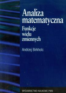 Okładka książki Analiza matematyczna Funkcje wielu zmiennych