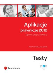 Okładka książki Aplikacje prawnicze 2012 t.2