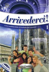 Okładka książki Arrivederci! 1 podręcznik + ćwiczenia + CD audio