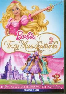Okładka książki Barbie i trzy muszkieterki