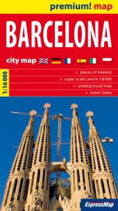 Opakowanie Barcelona 1:16 000 city map