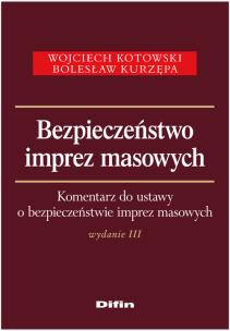 Okładka książki Bezpieczeństwo imprez masowych