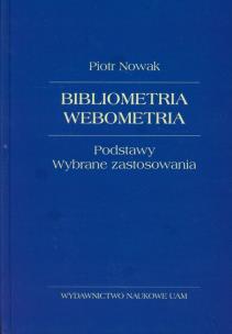 Okładka książki Bibliometria Webometria