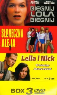 Okładka książki Biegnij Lola biegnij / Słoneczna aleja / Leila i Nick - Kolekcja 3 filmów