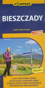 Okładka książki Bieszczady Mapa turystyczna 1:50 000
