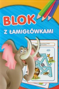 Okładka książki Blok z Łamigłówkami - Słoń