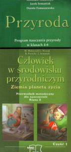 Okładka książki Człowiek w środowisku przyrodniczym 5 Program nauczania przyrody w klasach 4-6 Część 1/2