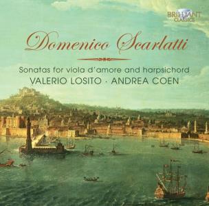 Okładka książki Domenico Scarlatti: Sonatas for viola d'amore and harpsichord