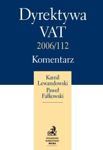 Okładka książki Dyrektywa Vat 2006/112 Komentarz
