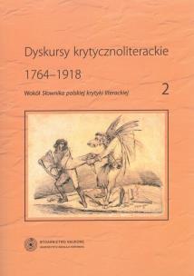 Opakowanie Dyskursy krytycznoliterackie 1764-1918