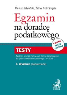 Okładka książki Egzamin na doradcę podatkowego